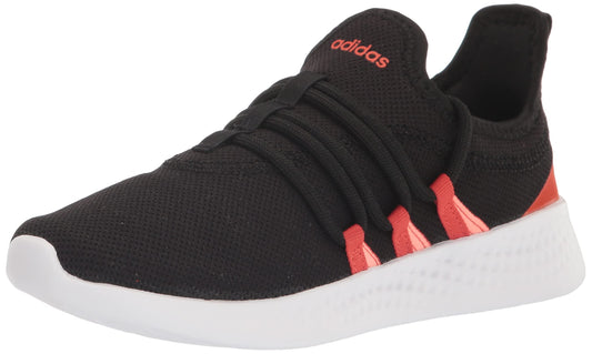 adidas Womens Puremotion Adapt 2.0 Sneaker Black/White/Preloved Red 9 - Renee Lane Company