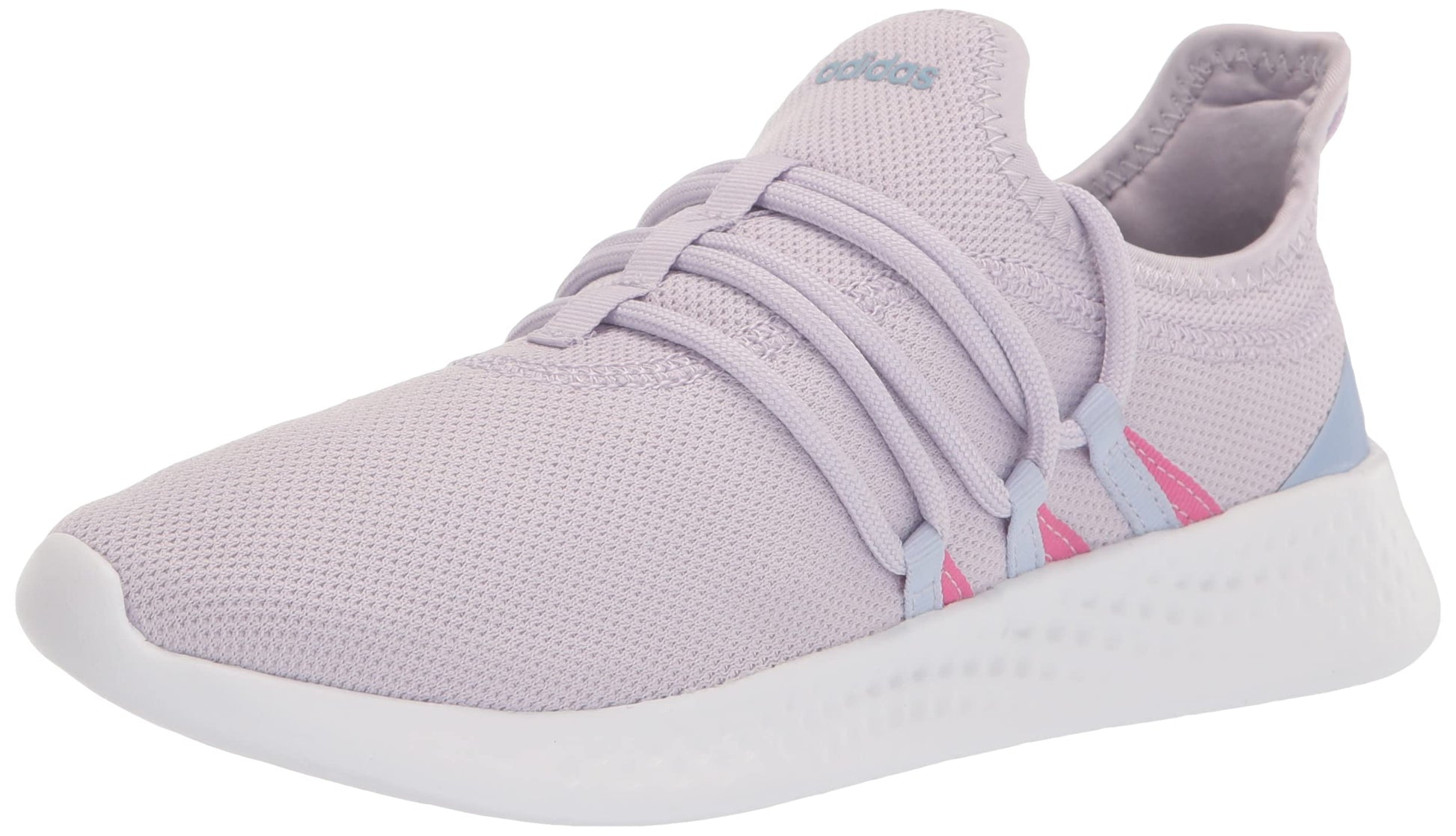 adidas Womens Puremotion Adapt 2.0 Sneaker Silver Dawn/White/Blue Dawn 10 - Renee Lane Company