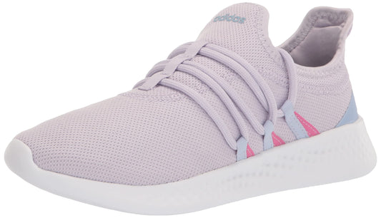 adidas Womens Puremotion Adapt 2.0 Sneaker Silver Dawn/White/Blue Dawn 10 - Renee Lane Company