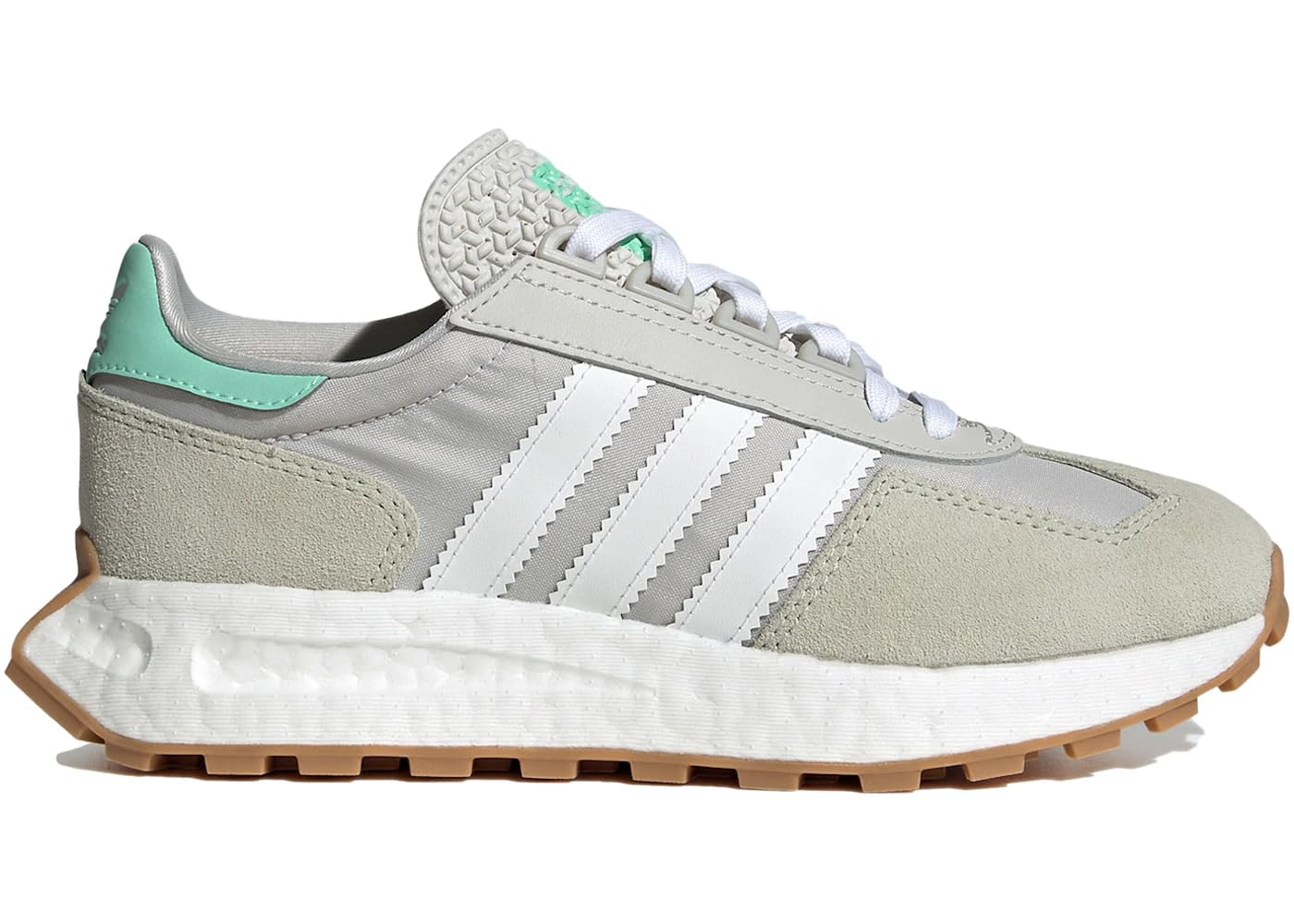 adidas Womens Retropy E5 Sneaker Greone/Ftwwht/Pulmin 6 M US - Renee Lane Company
