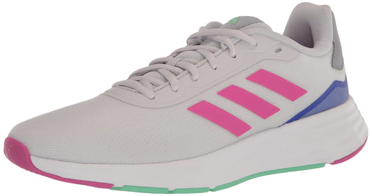 adidas Womens STARTYOURRUN Sneaker Dash Grey/Lucid Fuchsia/Pulse Mint 7 - Renee Lane Company