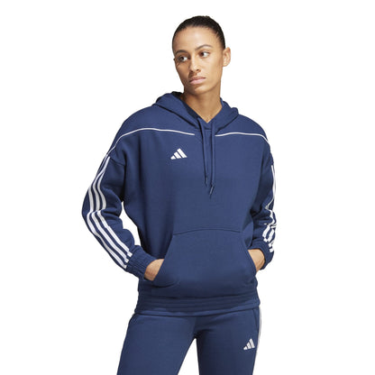 adidas Womens Size Tiro23 League Sweat Hoodie Team Navy Blue Large/Tall - Renee Lane Company