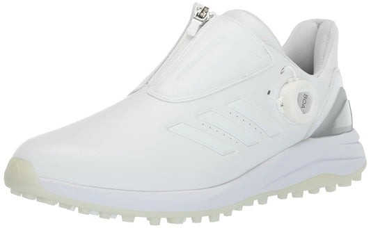 adidas Womens Solarmotion Spikeless BOA Lightstrike 24 Golf Shoes Footwear White/Silver Metallic 6.5 - Renee Lane Company