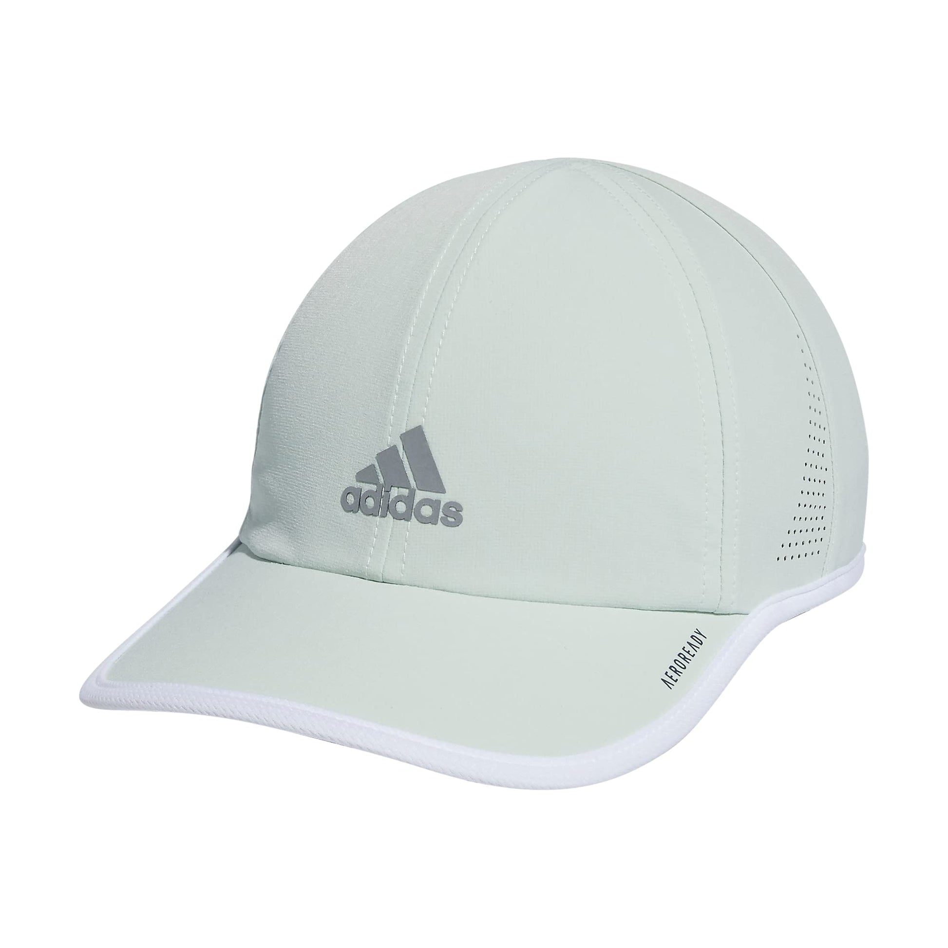 adidas Womens Superlite Cap Discontinued Wonder Blue/White One Size - Renee Lane Company