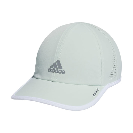 adidas Womens Superlite Cap Discontinued Wonder Blue/White One Size - Renee Lane Company