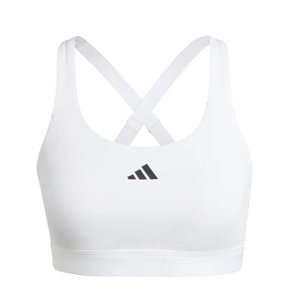 adidas Womens TLRD React Training High-Support Bra White - Renee Lane Company