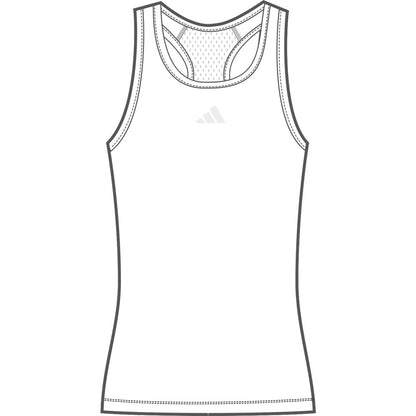 adidas Womens Techfit Training Tank Top White X-Large - Renee Lane Company