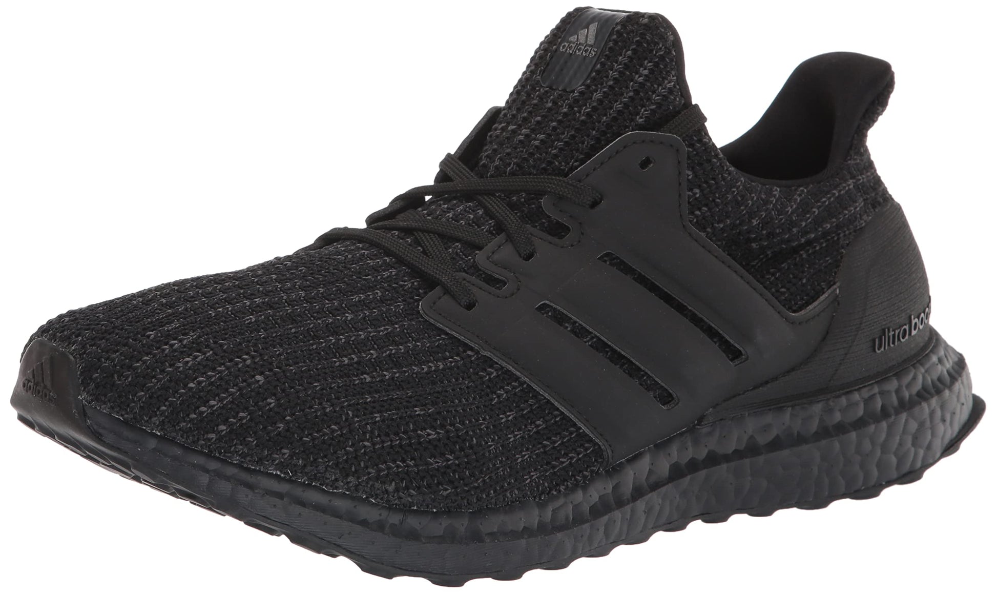 adidas Womens Ultraboost 4.0 DNA Running Shoe Black/Black/Active Red 5.5 - Renee Lane Company