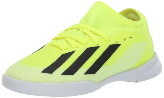 adidas X Crazyfast League Indoor Sneaker Team Solar Yellow/Black/White 11 US Unisex Little Kid - Renee Lane Company