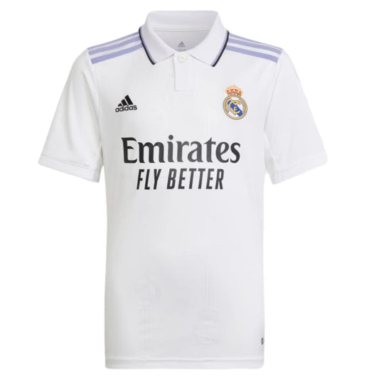 adidas Youth Soccer Real Madrid 22/23 Home Jersey (as1 Alpha x_l Regular Youth X-Large) White - Renee Lane Company