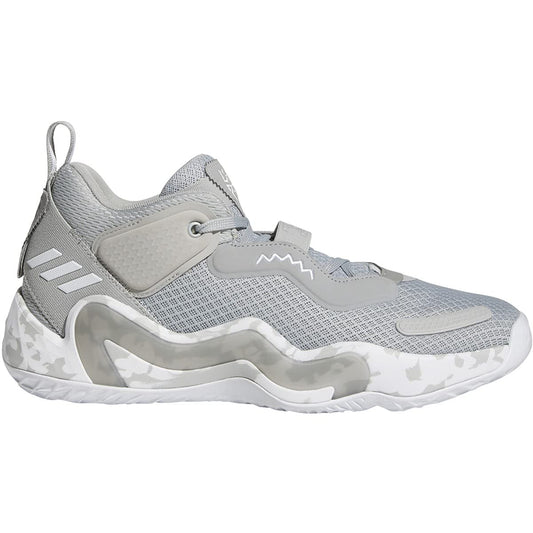 adidas mens D.O.N. Issue 3 Basketball Shoes Team Mid Grey-white-team Light Grey 11 - Renee Lane Company