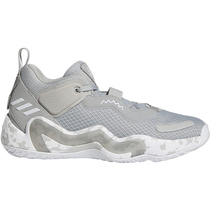 adidas mens D.O.N. Issue 3 Basketball Shoes Team Mid Grey-white-team Light Grey 11 - Renee Lane Company