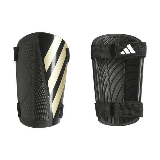 adidas unisex-adult Tiro Match Shin Guards Black/Gold Metallic/White Small - Renee Lane Company