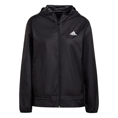 adidas womens Logo Running Windbreaker Black/White X-Small US - Renee Lane Company