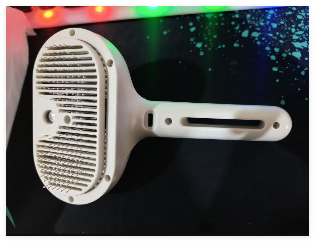 Pet Comb Self Cleaning Pets Hair Remover Brush For Dogs Grooming Tools Dematting Comb Built-in Mist Humidifier Pet Products - Renee Lane Company