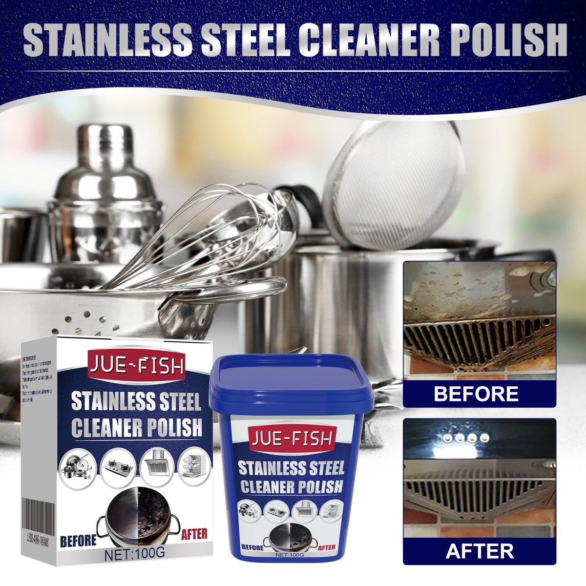 Stainless Steel Cleaning Paste