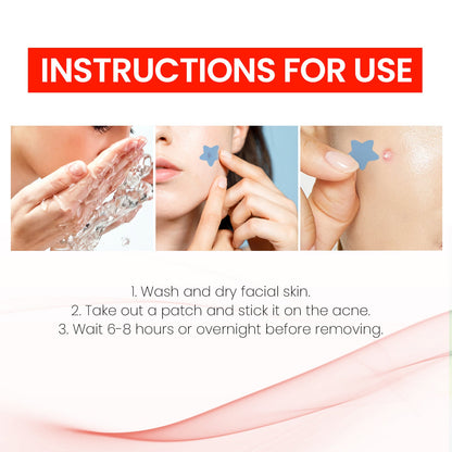 Clean Face Stickers 40 Stickers X 5 Sheets, 200pcs  1box