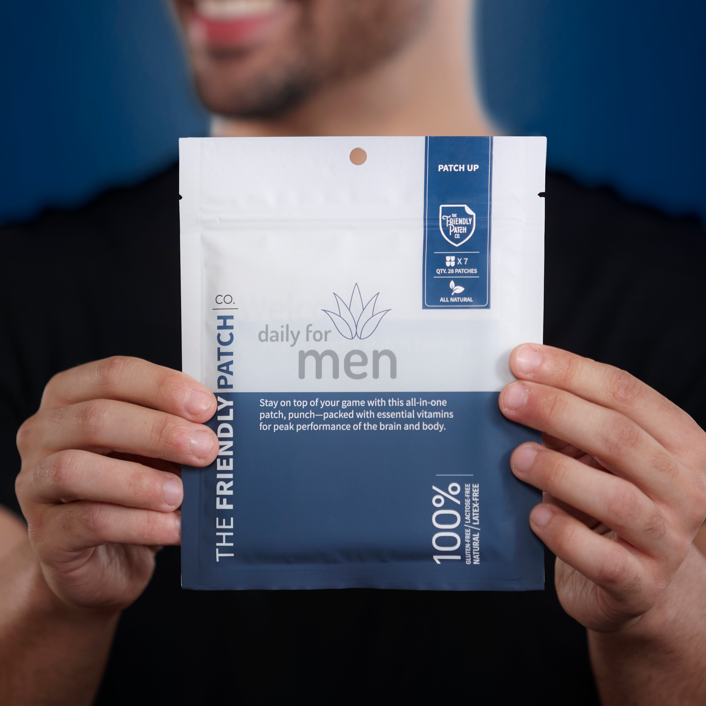 Transdermal Men’s Vitamin Patches: 12-Hour Daily Support - 28 pack - Renee Lane Company