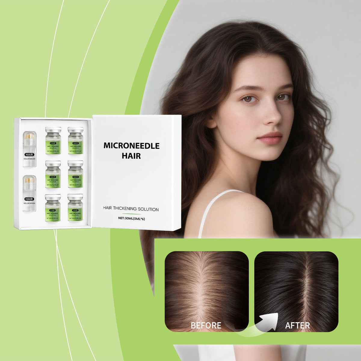 Dense Micro-Needle Roller Serum 5mlx6pcs