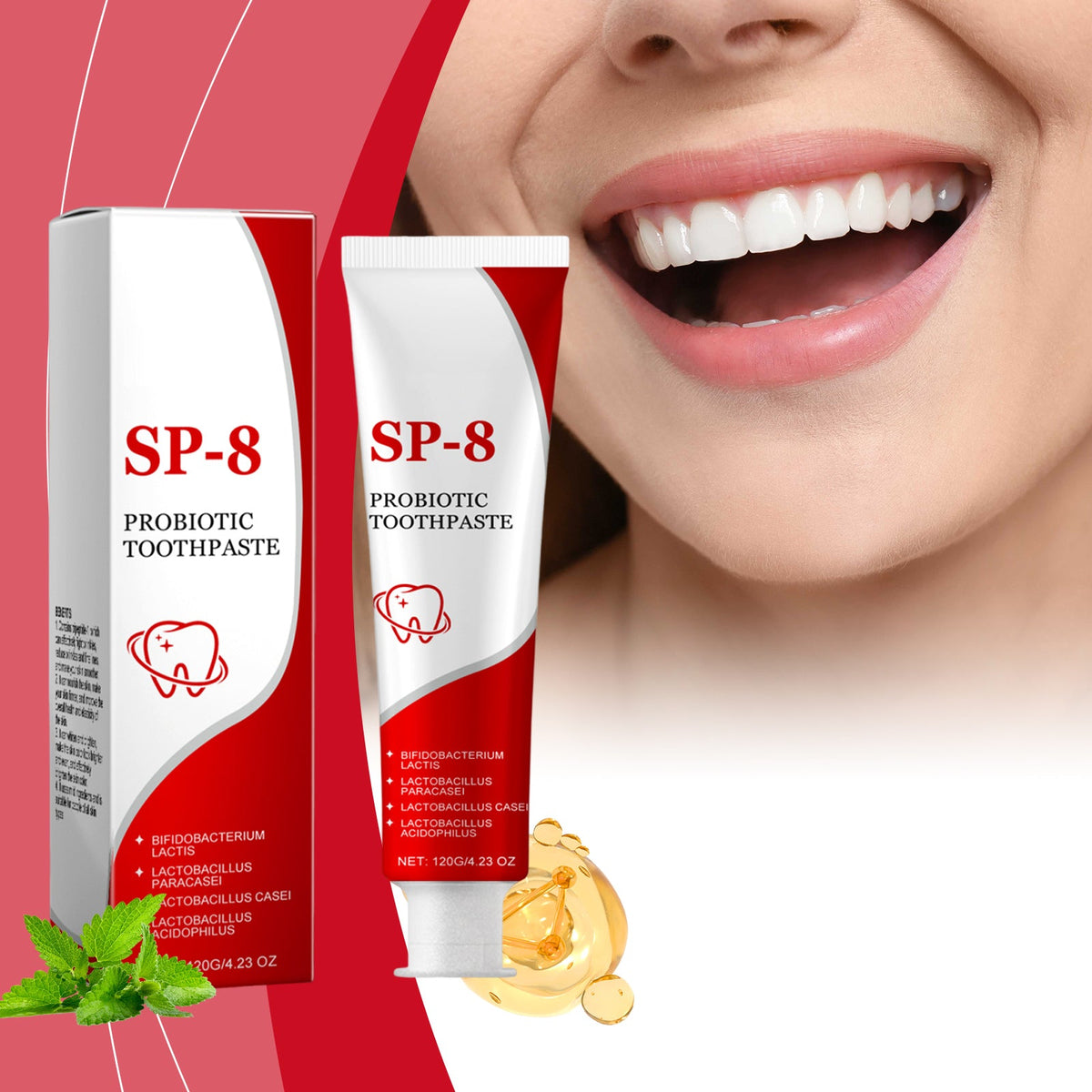 Probiotic Whitening And Stain-Removing Toothpaste 120g
