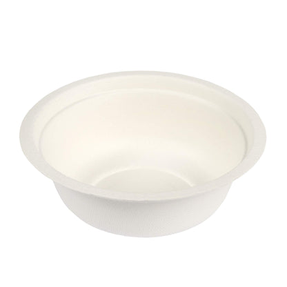 Stalkmarket 100% Compostable Natural Plant Fiber Bowl 12-Ounce (Pack of 500)