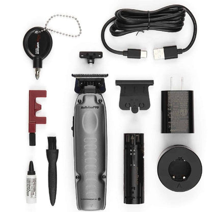 BaBylissPRO FXONE Lo-ProFX Limited Edition Matte Gray Clipper & Trimmer Combo – FX829 & FX729