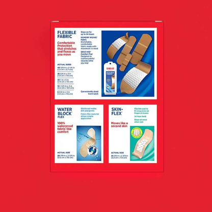 BAND-AID Adhesive Bandages, Variety Pack, 163 ct. GREAT DEAL!!