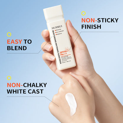 HUNMUI Moisturizing Double Protection Sunscreen 50ml SPF90 PA Innovative Version