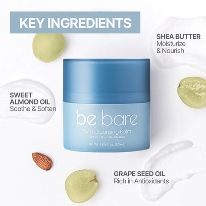 be bare Twist Cleansing Balm – Nourishing Makeup Remover (50mL)