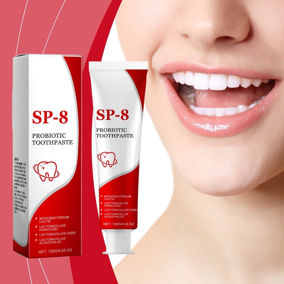 Probiotic Whitening And Stain-Removing Toothpaste 120g