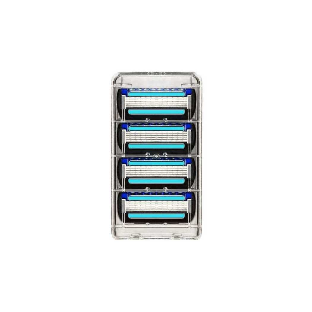 Black Label 5-blade cartridge case with 4 cartridges