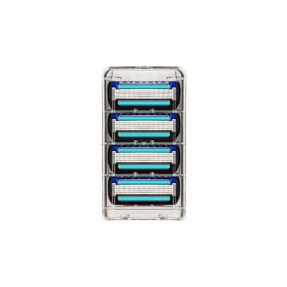 Black Label 5-blade cartridge case with 4 cartridges