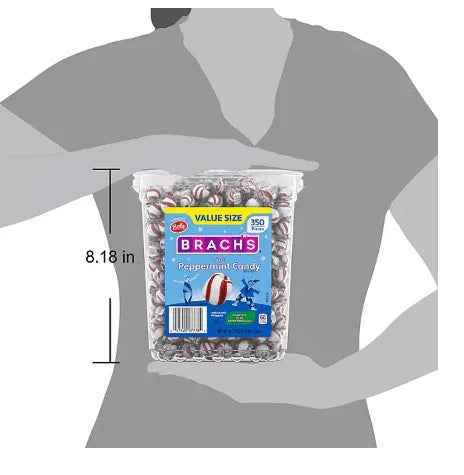 Bobs Sweet Stripes Peppermint Balls - 61.73 oz Jar