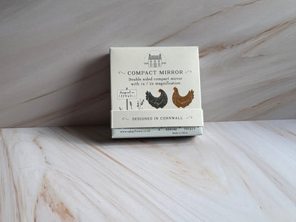 Bramble Farm Chicken Compact Mirror