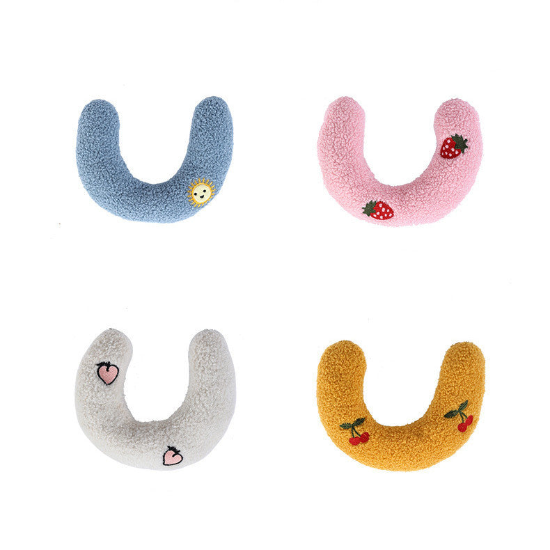 Little Pillow For Cats Fashion Neck Protector Deep Sleep Puppy U-Shaped Pillow Pets Pillow Kitten Headrest Dog Sleeping Pillow Pet Products - Renee Lane Company