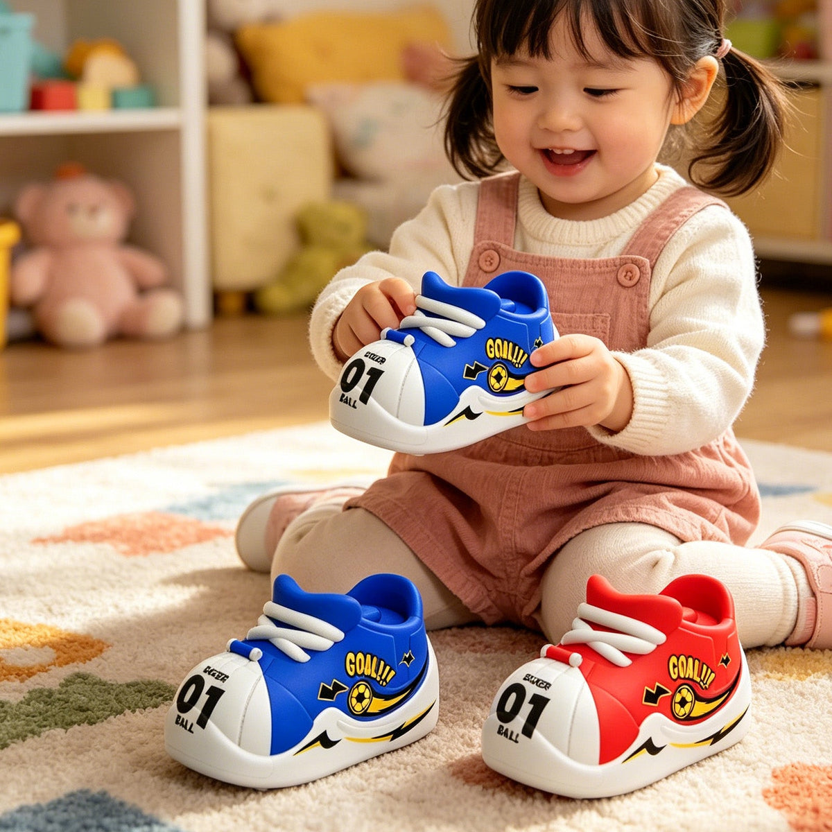 Spring-loaded Soccer Shoes