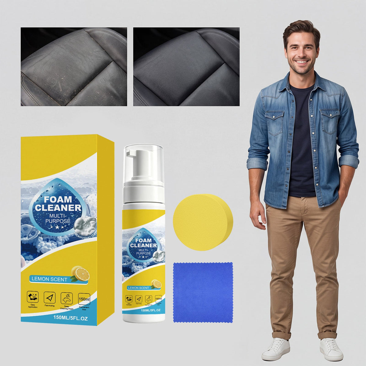 AMZ Multi-Purpose Foam Cleaning Kit
