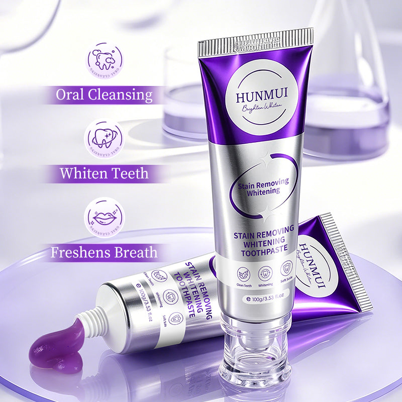 HUNMUI Stain-Removing Whitening Toothpaste Jasmine Scent