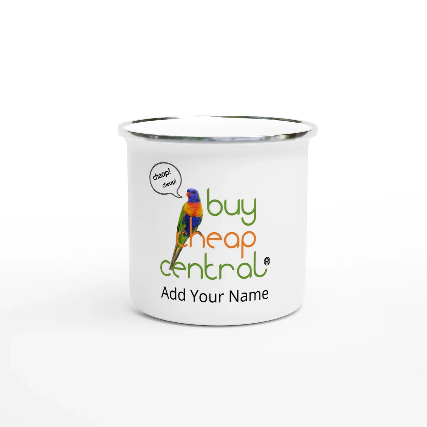 White 12oz Enamel Mug