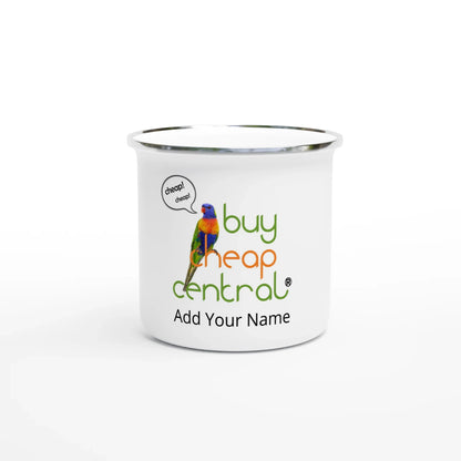 White 12oz Enamel Mug
