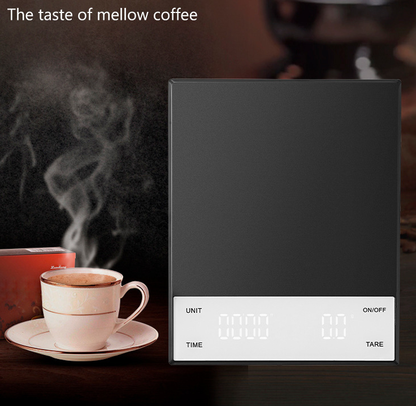 coffee timing scale. Weighing range of 3000g intelligent electronic scale kitchen baking scale quantity - Renee Lane Company