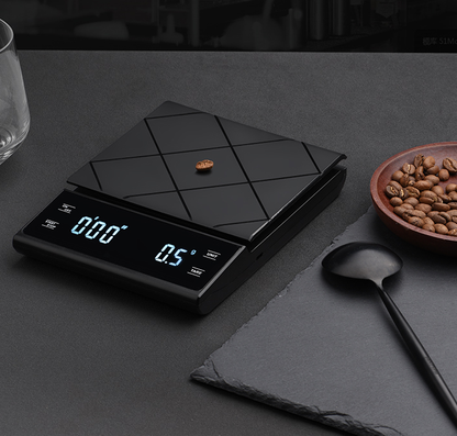 coffee timing scale. Weighing range of 3000g intelligent electronic scale kitchen baking scale quantity - Renee Lane Company
