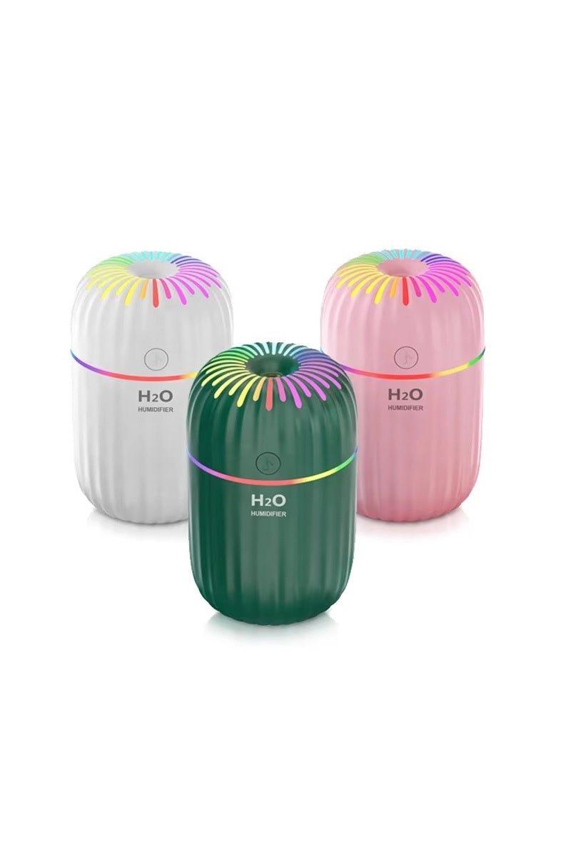 Colorful LED Mini Humidifier & Diffuser – Portable Aromatherapy