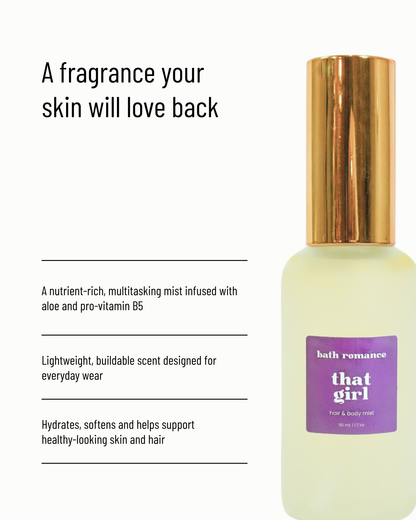 that girl - conditioning hair + body mist