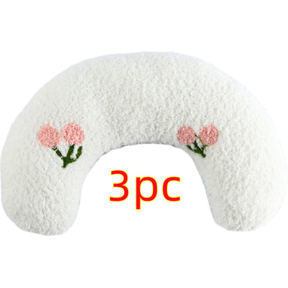 Little Pillow For Cats Fashion Neck Protector Deep Sleep Puppy U-Shaped Pillow Pets Pillow Kitten Headrest Dog Sleeping Pillow Pet Products - Renee Lane Company