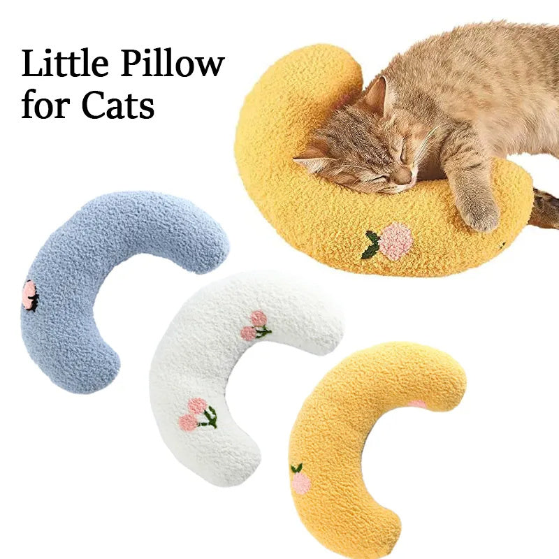 Little Pillow For Cats Fashion Neck Protector Deep Sleep Puppy U-Shaped Pillow Pets Pillow Kitten Headrest Dog Sleeping Pillow Pet Products - Renee Lane Company