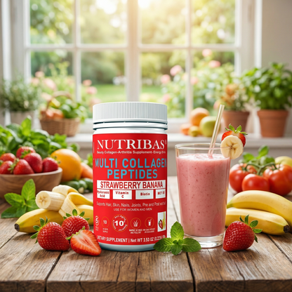 Hydrolyzed Multi Collagen Strawberry, 100 g