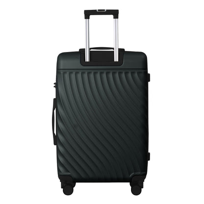 Luggage Sets ABS Hardshell 3pcs Luggage, Lightweight Durable Suitcase sets Spinner Wheels Suitcase with TSA Lock 20''24''28'' Available(Dark Green)