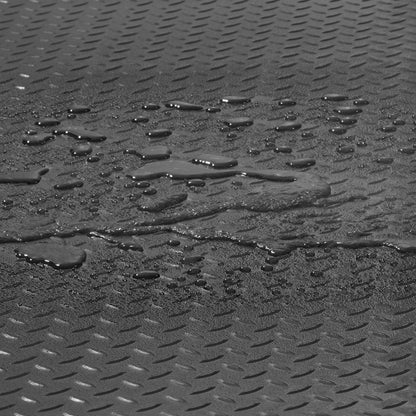 VEVOR Garage Floor Mats 2 Rolls 17 x 3.6 Ft Garage Mat 2.5mm Thickness Black Garage Flooring PVC Garage Mats for Under Car