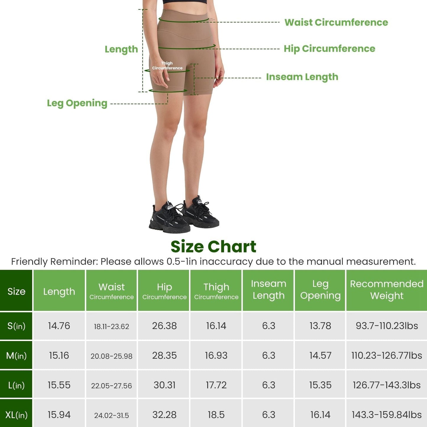 Women's High Waist Biker Shorts Tummy Control Pants Athletic Leggings Spandex Booty Shorts with 6.3In Inseam No Front Seam for Workout Yoga Running Volleyball Dance
